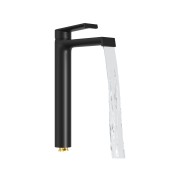BATERIA UMYWALKOWA ŁAZIENKOWA KRAN WYSOKA JEDNOUCHWYTOWY CZARNY BALI Granitan – archiwalne 17