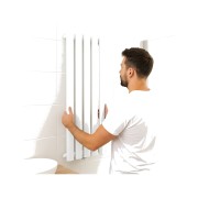 Grzejnik łazienkowy AXIS 80x30 biały dekoracyjny panelowy, wysoka moc Granitan – archiwalne 9