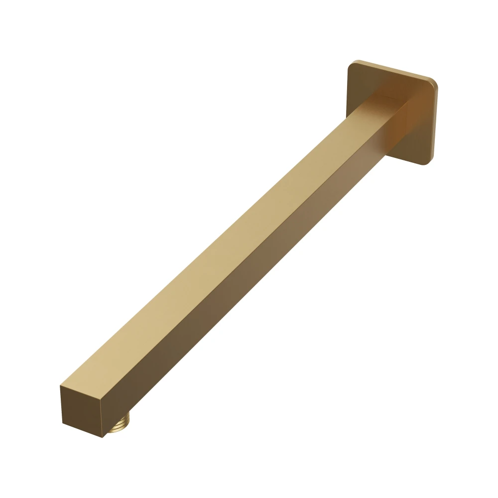 Ramię kwadratowe deszczownicy rurka do prysznica ścienne brush gold uchwyt Granitan – archiwalne 6