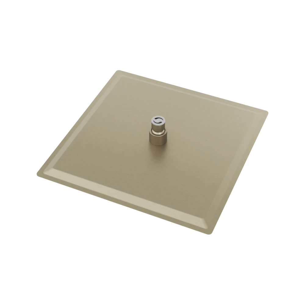 Deszczownica natryskowa prysznicowa kwadratowa brush gold SLIM do kabin 30 cm Granitan – archiwalne 9