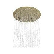 Deszczownica natryskowa prysznicowa okrągła brush gold SLIM do kabin 25 cm Granitan – archiwalne 10
