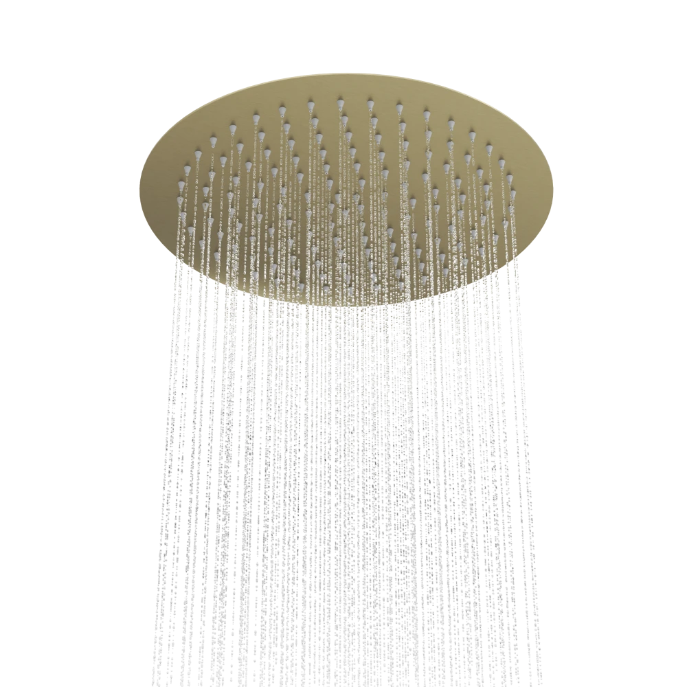 Deszczownica natryskowa prysznicowa okrągła brush gold SLIM do kabin 30 cm Granitan – archiwalne 12