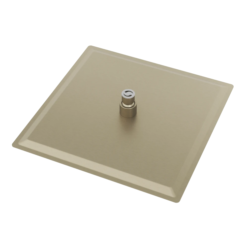 Deszczownica natryskowa prysznicowa kwadratowa brush gold SLIM do kabin 30 cm Granitan – archiwalne 13