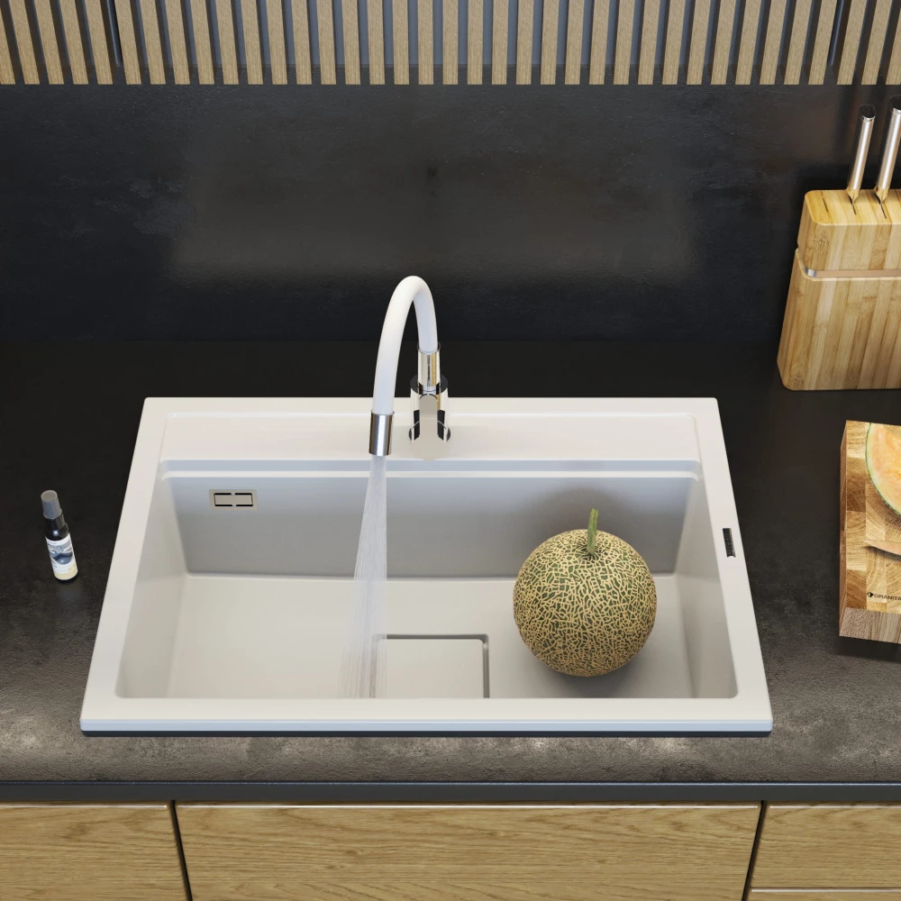 Zlewozmywak granitowy kuchenny jednokomorowy zlew STONE XL Granitan – archiwalne 4