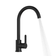 Rysunek techniczny: Bateria kuchenna PRESTIGE PLUS czarna nakrapiana Granitan