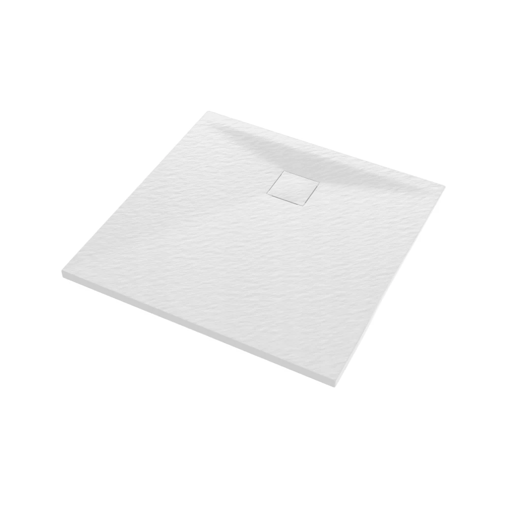 BRODZIK PRYSZNICOWY KWADRATOWY 80 x 80 CM BIAŁY SMC KOMPOZYT TEJA Granitan