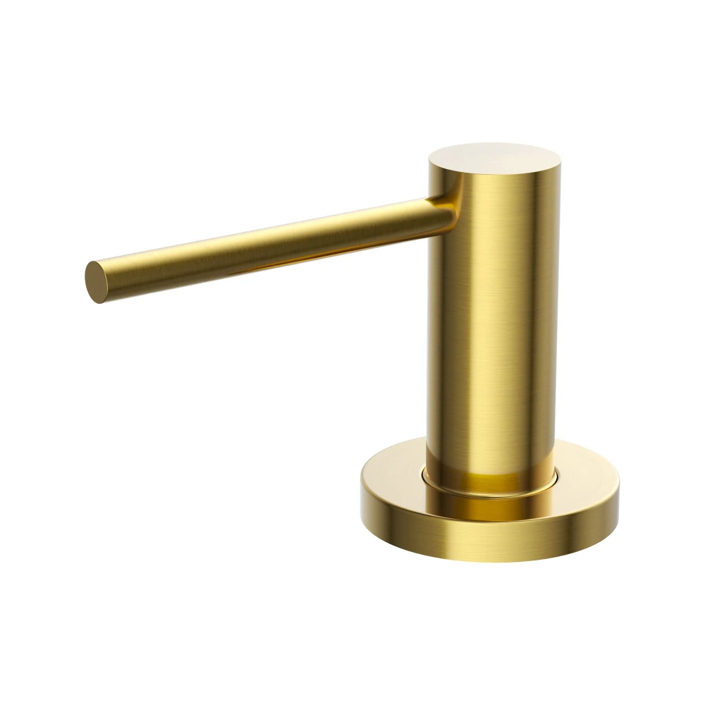 Dozownik prestige na płyn brush gold do zlewozmywaka granitowego Granitan