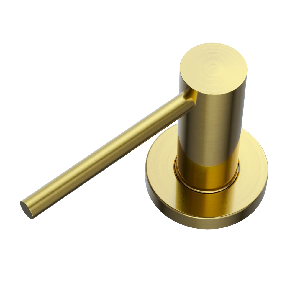 Dozownik prestige na płyn brush gold do zlewozmywaka granitowego Granitan – elementy zestawu i akcesoria