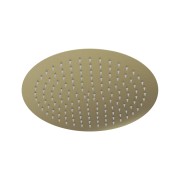 Deszczownica natryskowa prysznicowa okrągła brush gold SLIM do kabin 30 cm Granitan