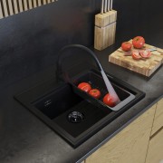 Zlewozmywak granitowy jednokomorowy VERNO Granitan – zdjęcie 7