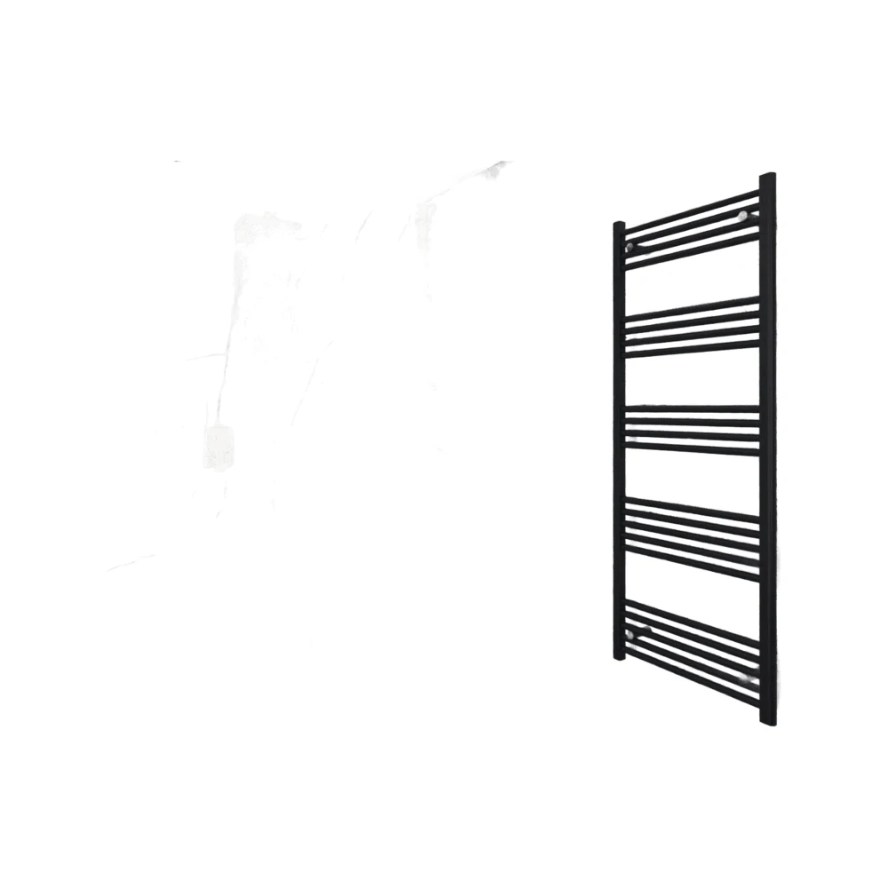 GRZEJNIK ŁAZIENKOWY CZARNY DRABINKOWY 60x150 cm KALORYFER MONTAŻ 180 BRENO Granitan – archiwalne 7