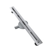 ODPŁYW LINIOWY POD PŁYTKĘ 80 cm STAL SYFON PRYSZNIC BRODZIK LUNO INOX Granitan