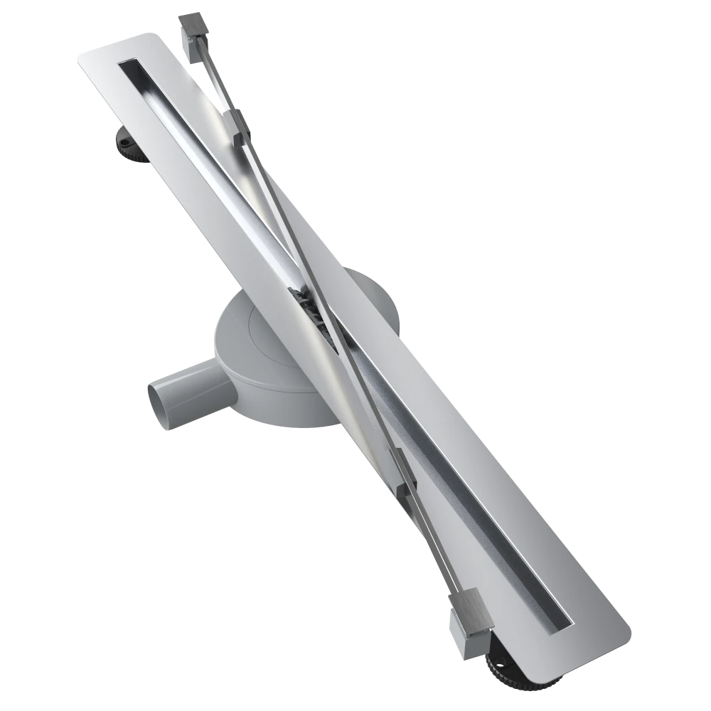 ODPŁYW LINIOWY POD PŁYTKĘ 70 cm STAL SYFON PRYSZNIC BRODZIK LUNO INOX Granitan – zdjęcie 5