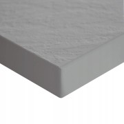 BRODZIK PRYSZNICOWY KWADRATOWY 90 x 90 CM SZARY VIVA Granitan – aranżacja / widok z boku