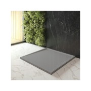 BRODZIK PRYSZNICOWY KWADRATOWY 90 x 90 CM SZARY VIVA Granitan – zdjęcie 5
