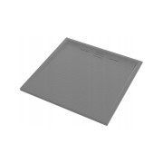 BRODZIK PRYSZNICOWY KWADRATOWY 90 x 90 CM SZARY VIVA Granitan – zdjęcie 7