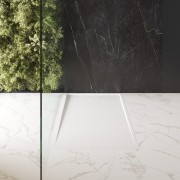BRODZIK PRYSZNICOWY PROSTOKĄTNY 120 x 80 CM BIAŁY VIVA Granitan – zdjęcie 5