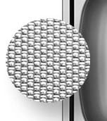 Zlewozmywak stalowy jednokomorowy Pyramis E 33 - 60 mm stal len Granitan – ujęcie z bliska / detal