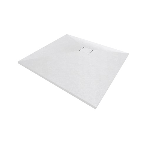 BRODZIK PRYSZNICOWY KWADRATOWY 90 x 90 CM BIAŁY SMC KOMPOZYT TEJA Granitan