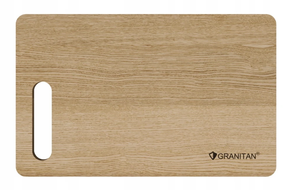 Deska do krojenia GRANITAN naturalne drewno – aranżacja / widok z boku