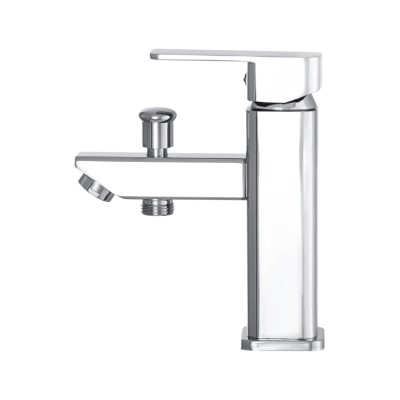 Bateria umywalkowa z prysznicem kran caro chrom