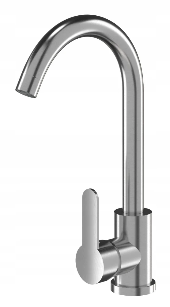 Bateria kuchenna inox PRESTIGE Granitan – aranżacja / widok z boku