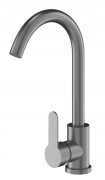 Bateria kuchenna gun grey PRESTIGE Granitan – aranżacja / widok z boku