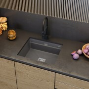 ZLEW GRANITOWY 1 KOMOROWY EPIR NOWOŚĆ 60 cm Granitan – zdjęcie 10