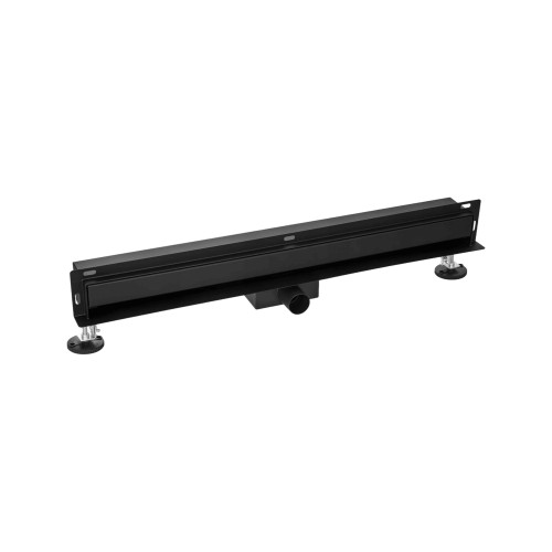 Odpływ liniowy ścienny 100 cm CZARNY OLś-1000bk Granitan