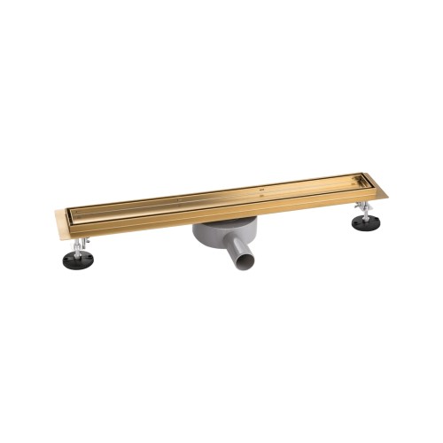 Odpływ liniowy w podłogę 80 cm ZŁOTY Granitan
