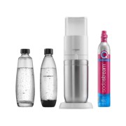 Saturator do wody gazowanej SodaStream Duo - Biały + 2 butelki Granitan – aranżacja / widok z boku