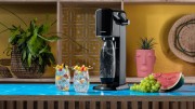 Saturator do wody gazowanej SodaStream ART - Czarny zestaw + butelka Granitan – ujęcie z bliska / detal