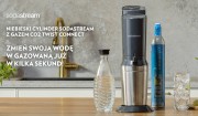 Sodastream cylinder niebieski Granitan – ujęcie z bliska / detal