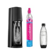 Saturator do wody gazowanej SodaStream Terra - Czarny zestaw + butelka Granitan