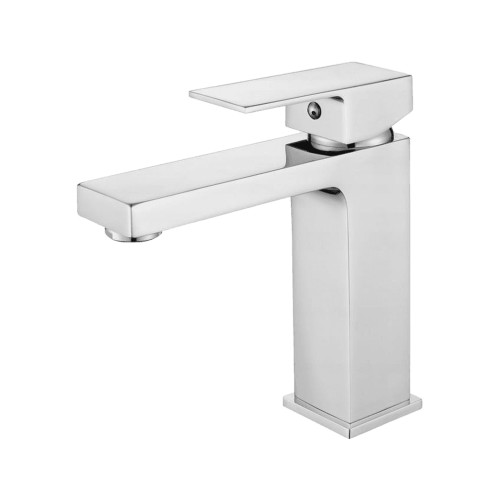 Bateria umywalkowa chrom kwadratowa kran cube Granitan