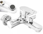 Cobi bateria wannowa kran do łazienki chrom Granitan – ujęcie z bliska / detal