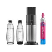 Saturator do wody gazowanej SodaStream Duo - Czarny + 2 butelki Granitan
