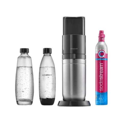 Saturator do wody gazowanej SodaStream Duo - Czarny + 2 butelki Granitan
