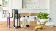Saturator do wody gazowanej SodaStream Duo - Czarny + 2 butelki Granitan – elementy zestawu i akcesoria