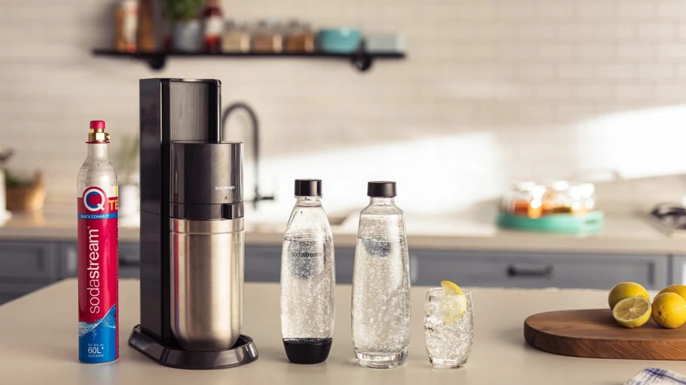 Saturator do wody gazowanej SodaStream Duo - Czarny + 2 butelki Granitan – zdjęcie 6