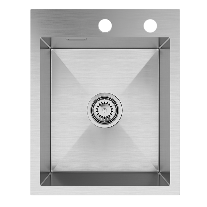 ZLEWOZMYWAK STALOWY INOX ZLEW SYFON BARI40 Granitan – aranżacja / widok z boku
