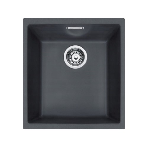 Zlewozmywak czarny Franke Sirius Sid 110-34 Bateria Syfon Granitan