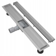ODPŁYW LINIOWY POD PŁYTKĘ 70 cm STAL 2w1 SYFON PRYSZNIC BRODZIK ENTERO Granitan – zdjęcie 5