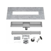 ODPŁYW LINIOWY POD PŁYTKĘ 50 cm STAL 2w1 SYFON PRYSZNIC BRODZIK ENTERO Granitan