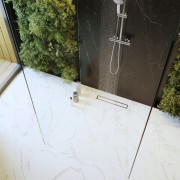 ODPŁYW LINIOWY POD PŁYTKĘ 50 cm STAL 2w1 SYFON PRYSZNIC BRODZIK ENTERO Granitan – elementy zestawu i akcesoria