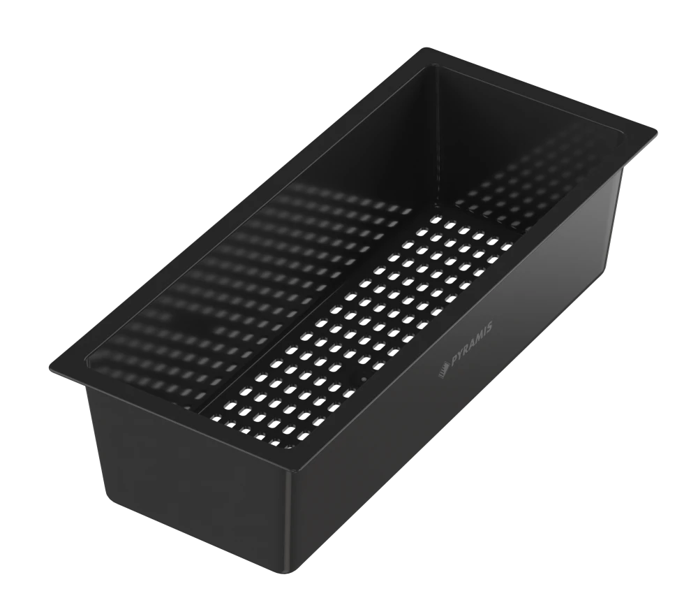 Zlew Granitowy PYRAMIS CAMEA (79x50) LEWY Black Edition + Bateria FLEXOS Granitan – zdjęcie 10