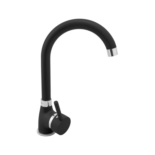 Bateria kuchenna PYRAMIS BELLO volcano cała czarna Granitan
