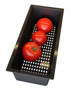 Pyramis zlew granitowy Camea Prawy BLACK EDITION zlew/ bateria / dozownik / syfon / wkładka ociekowa + gratis Granitan – zdjęcie 6