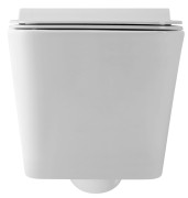 Miska WC wisząca rimless bezkołnierzowa z deską wolnoopadającą DAX deska Granitan – zdjęcie 5