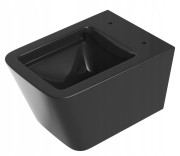 Rysunek techniczny i wymiary: Miska WC wisząca rimless bezkołnierzowa z deską wolnoopadającą DAX deska Granitan